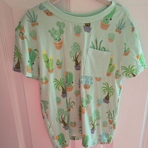 Little Sleepies Succulent Love Pocket Tee